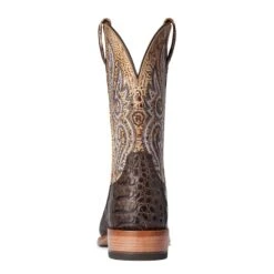 Ariat® Men's Relentless Denton Lion Tan Exotic Boots 10035922 -Saddle Up Gear F21 MNS WEST 10035922 heel