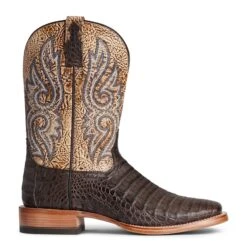 Ariat® Men's Relentless Denton Lion Tan Exotic Boots 10035922 -Saddle Up Gear F21 MNS WEST 10035922 side11