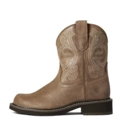 Ariat Ladies Fatbaby Heritage Cozy Ash Brown Boots 10038374 -Saddle Up Gear F21 WMS WEST 10038374 side