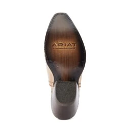 Ariat® Ladies Dixon Gold Buckle Western Booties 10042458 -Saddle Up Gear F22 WMS WEST 10042458 sole