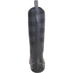 Muck Boot Company Muck® Ladies Hale Plaid Grey & Black Tall Pull On Boots HAW-1PLD-BLK -Saddle Up Gear HAW1PLD 4 LARGE b63e3639 4ccf 49b8 86ba 2a6532c9f76b