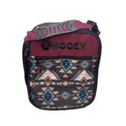 Hooey Aztec Pattern & Maroon Lunch Box HLB003-MAAZ