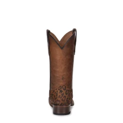 Circle G® Youth Leopard Print & Saddle Tan Square Toe Boots J7108 -Saddle Up Gear J7108 3