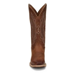 Justin® Ladies Rein Cowhide Leather Tan Square Toe Western Boots L2962 -Saddle Up Gear L2962 4