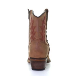 Corral Boots Corral® Ladies Embroidered Sand Brown Ankle Booties L5703 -Saddle Up Gear L5703 1 8fb6dc30 00ed 496e a847 448b27b39151
