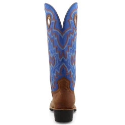 Twisted X Men's 16" Buckaroo Ginger & Blue Square Toe Boots MBK0034 -Saddle Up Gear MBK0034 06
