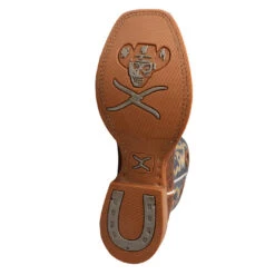 Twisted X Men's Ruff Stock 14" Elephant Print Square Toe Boots MRS0057 -Saddle Up Gear MRS0057 3