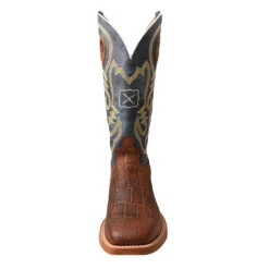 Twisted X Men's Ruff Stock 14" Elephant Print Square Toe Boots MRS0057 -Saddle Up Gear MRS0057 5