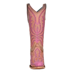 Corral Boots Corral Ladies Pink Overlay & Fluorescent Embroidery Western Boots C3970 -Saddle Up Gear My project 2023 06 16T104847.953