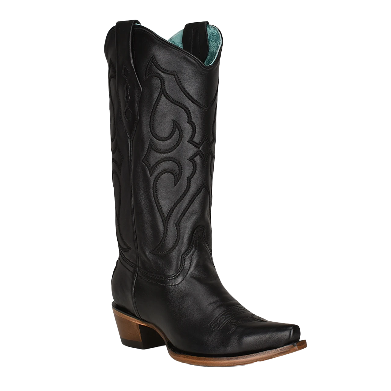 Corral Boots Corral Ladies Black Matching Stitch Pattern & Inlay Snip Toe Boots Z5072 1 Corral Boots Corral Ladies Black Matching Stitch Pattern & Inlay Snip Toe Boots Z5072