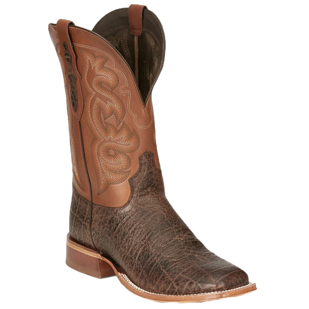 Tony Lama Men's Rowel Cognac Cowhide Leather Boots TL3019 1 Tony Lama Men's Rowel Cognac Cowhide Leather Boots TL3019