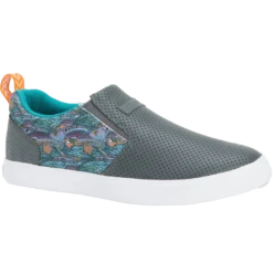 XTRATUF Ladies Fishe®wear Groovy Grayling Sharkbyte Gray Shoes XSW-7GG