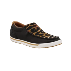 Twisted X Ladies Cheetah & Black Slip-On Shoes WCA0052