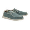 Hey Dude Men's Wally Braided Aqua Slip On Shoes 40003-449