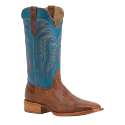 R.Watson Men's Palomino Tan Cowhide Square Toe Boots RW8005-2