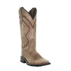 Circle G By Corral® Ladies Embroidered Saddle Tan Western Boots L5829