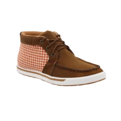 Twisted X Women's Kicks Distressed Saddle And Orange WCA0054