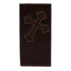 Ariat Boy's Diagonal Cross Rodeo Brown Wallet A3551402