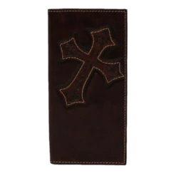 Ariat Boy's Diagonal Cross Rodeo Brown Wallet A3551402