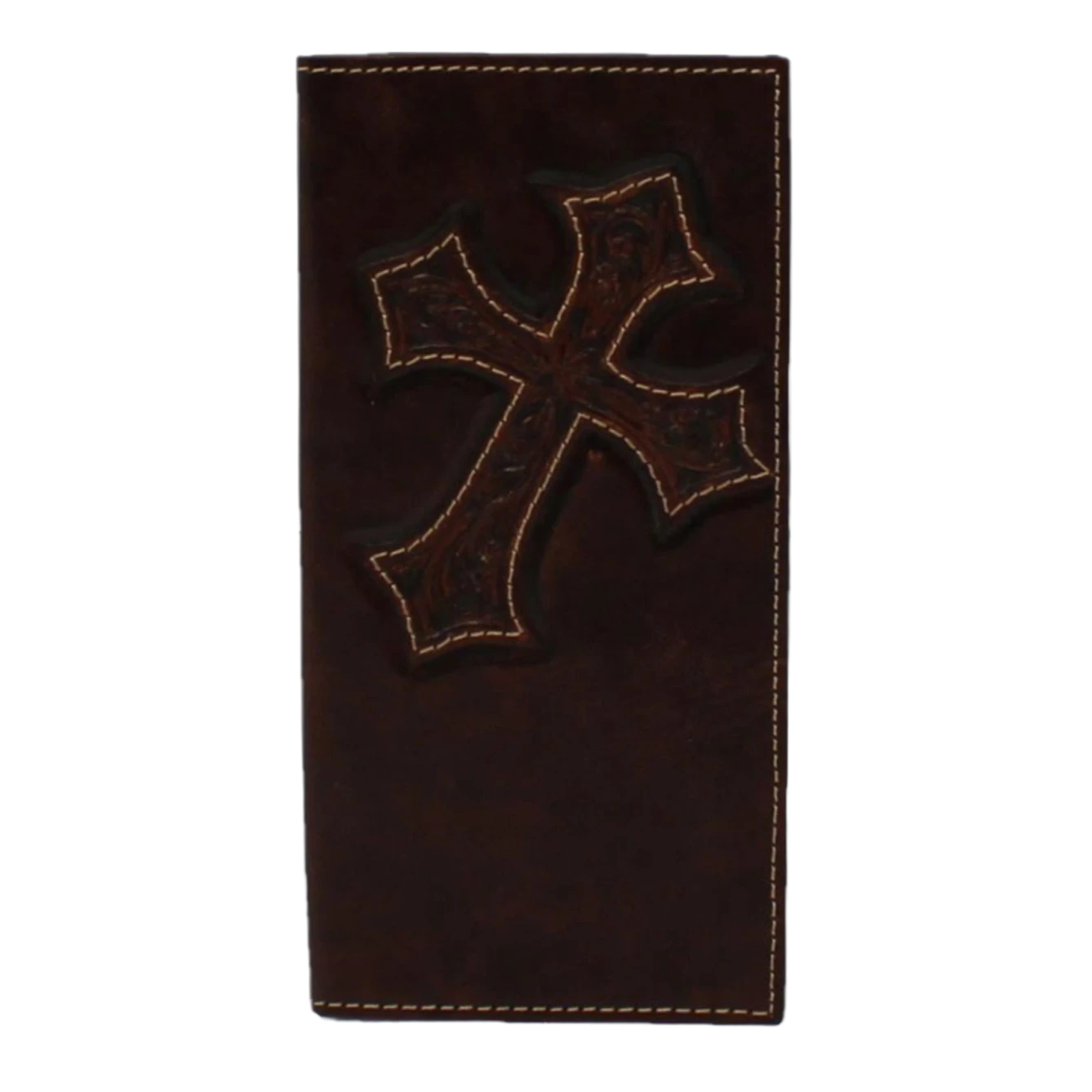 Ariat Boy's Diagonal Cross Rodeo Brown Wallet A3551402 1 Ariat Boy's Diagonal Cross Rodeo Brown Wallet A3551402