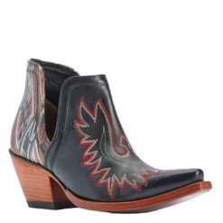 Ariat® Ladies Dixon Chimayo New Mexico Roja Black Booties 10042580