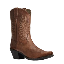Ariat Ladies Naturally Distressed Cognac Goldie Boots 10033886