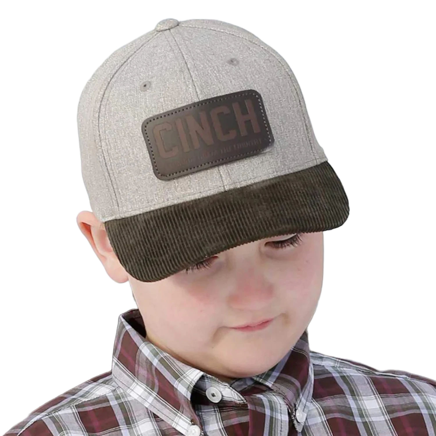 Cinch® Boy's Fitted Brown Baseball Cap MCC0627788 1 Cinch® Boy's Fitted Brown Baseball Cap MCC0627788