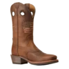 Ariat Men's Roughstock Patriot Distressed Brown Square Toe Boots 10040348