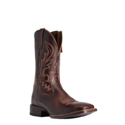 Ariat Men's Slim Zip Ultra Hand Stained Red & Brown Boots 10038359