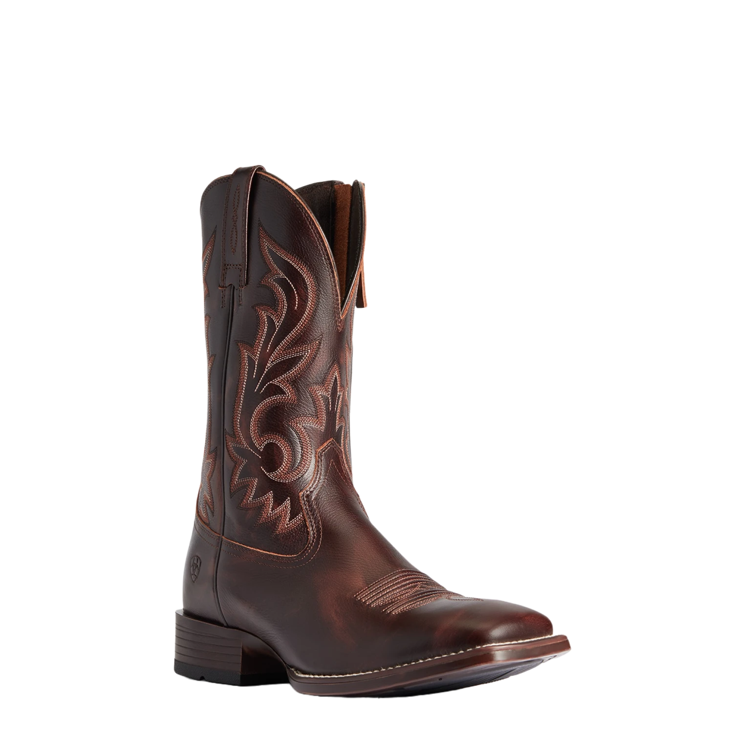 Ariat Men's Slim Zip Ultra Hand Stained Red & Brown Boots 10038359 1 Ariat Men's Slim Zip Ultra Hand Stained Red & Brown Boots 10038359