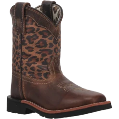 Dan Post Children's Makucha Cheetah Tan Multi-Color Boots DPC2951