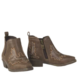 Ariat Toddler Dixon Mya Western Stitched Tan Booties A441002008