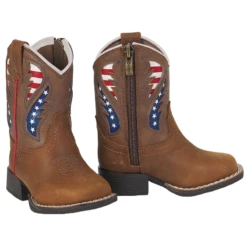 Ariat Toddler Lil' Stomper George Western Brown Boot A441002702