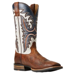 Ariat® Men's Brushrider Penny Brown Square Toe Boots 10040428