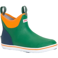 XTRATUF Men's Buoy Dark Green Ankle Deck Boot XMAB-307