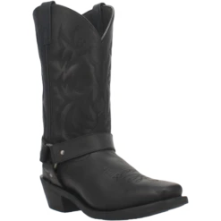 Laredo Men's 12" Harness Rider Black Boots 68340