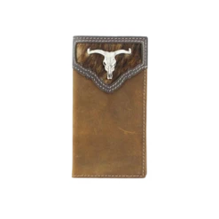 Nocona Belt Youth Rodeo Longhorn Skull Concho Wallet N5437644