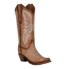 Circle G By Corral Ladies Embroidery & Studs Brown Boots L2041