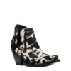 Ariat® Ladies Dixon Haircalf Black & White Snip Toe Booties 10041025