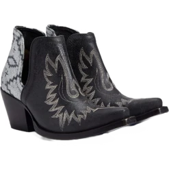 Ariat® Ladies Pendleton Dixon Black & Kiva Steps Booties 10038475