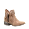 Circle G By Corral Ladies Camel Cutout Shortie Boots Q5020