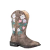 Roper Toddlers Dazzle Light Up Floral Leather Western Boots 09-017-1203-2761