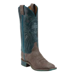 Justin Ladies Blue Haze Cowhide Boots BRL321