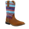 Hooey® Children's Distressed Saddle & Blue Multi-Color Boots YHY0011