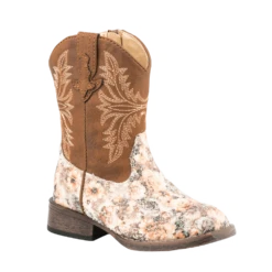 Roper® Girl's Toddler Claire Floral Glitter Boots 09-017-1903-2136