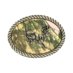 Nocona Youth Western Jumping Buck Camo Belt Buckle 37110