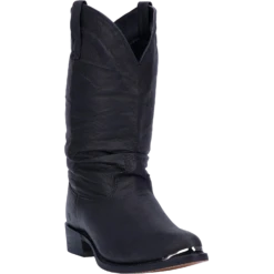 Dan Post Dingo Men's Amsterdam Black Slouch Leather Boots DI15240