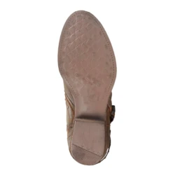 Circle G By Corral Ladies Studded Harness Brown Ankle Boots Q0094 -Saddle Up Gear Q0094D