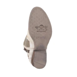 Circle G By Corral Ladies Camel White Studs Shortie Ankle Boots Q0126 -Saddle Up Gear Q0126C