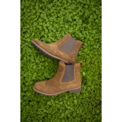 Ariat Ladies Wexford Brogue Waterproof Honey Brown Booties 10040384 -Saddle Up Gear S22 ENG WMS Show Copenhaver 2376 RTL1